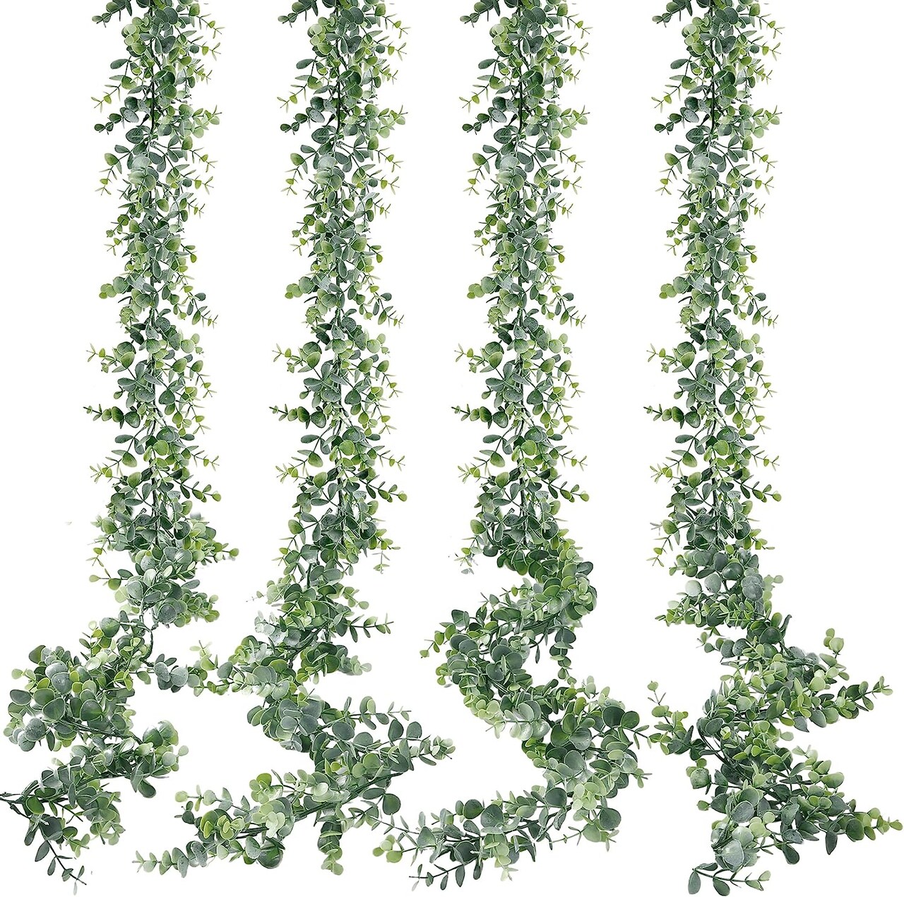 5.6FT Faux Eucalyptus Garland – Greenery for Table Runners, Events & Mantel Decor